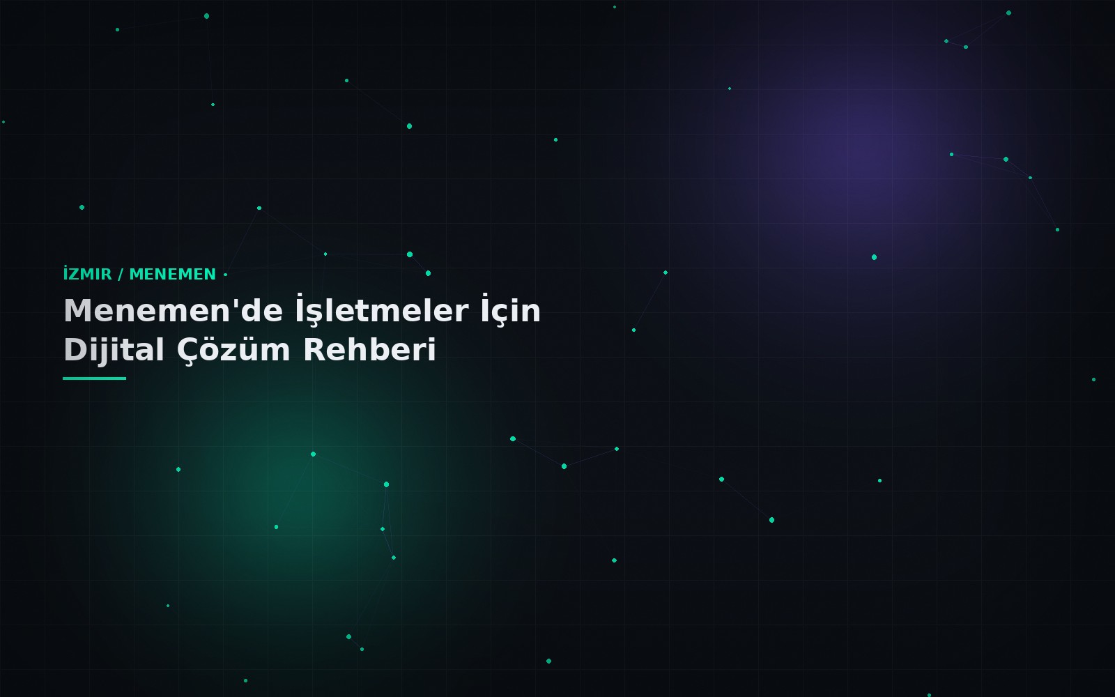 Menemen'de İşletmeler İçin Dijital Çözüm Rehberi - HYM Production Blog
